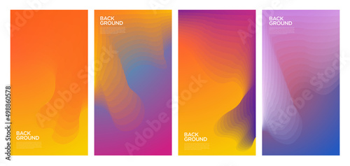 Colorful abstract liquid and fluid shape for banner and brochure design