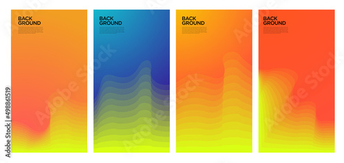 Colorful abstract liquid and fluid shape for banner and brochure design
