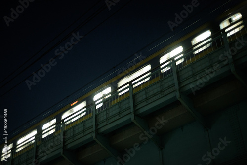 夜の電車