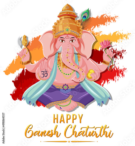 Happy Ganesh Chaturthi Poster photo