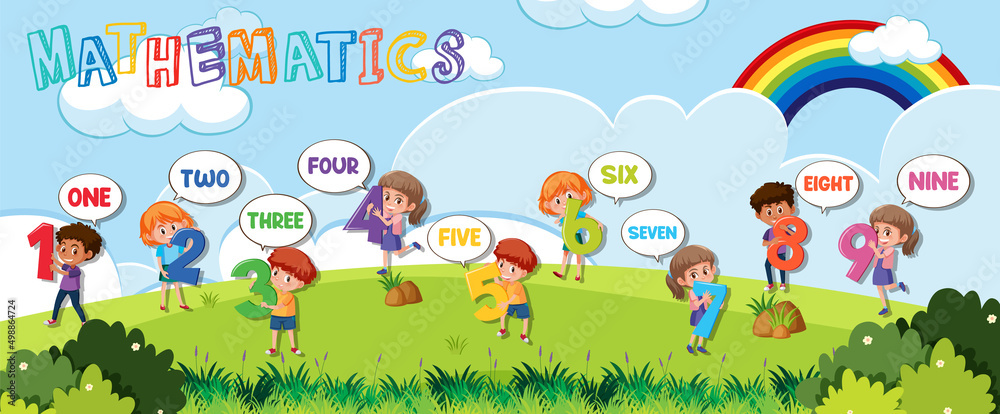 Set of number 0 to 9 for kids Set of number 0 to 9 for kids