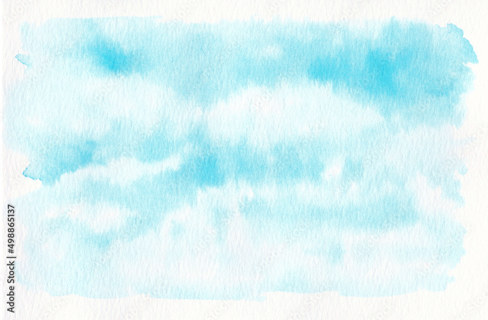イラスト素材:水彩絵の具のにじみが綺麗な青空の背景 紙の質感あり
イラスト素材:水彩絵の具のにじみが綺麗な青空の背景 紙の質感あり