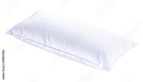 mockup white pillow isolated on white background