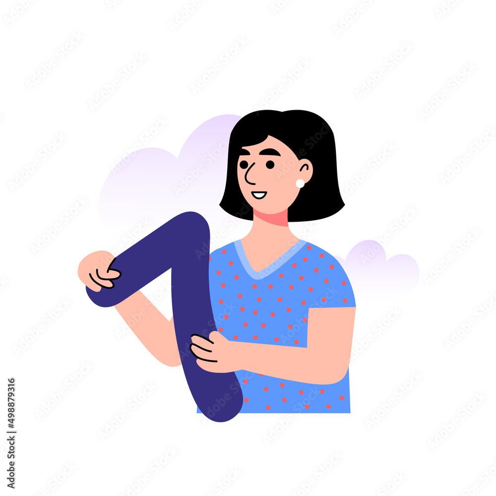 Character holds a big number