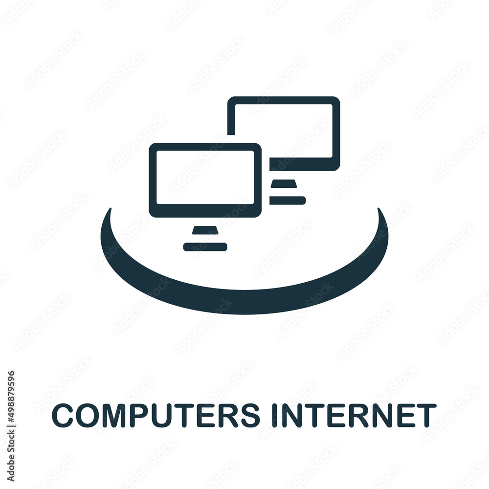 Computers Intranet flat icon. Colored element sign from networking collection. Flat Computers Intranet icon sign for web design, infographics and more. Computers Intranet flat icon. Colored element sign from networking collection. Flat Computers Intranet icon sign for web design, infographics and more.