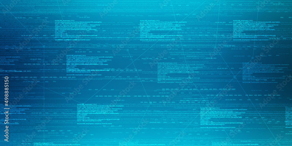 2d illustration abstract digital binary data on computer screen 2d illustration abstract digital binary data on computer screen