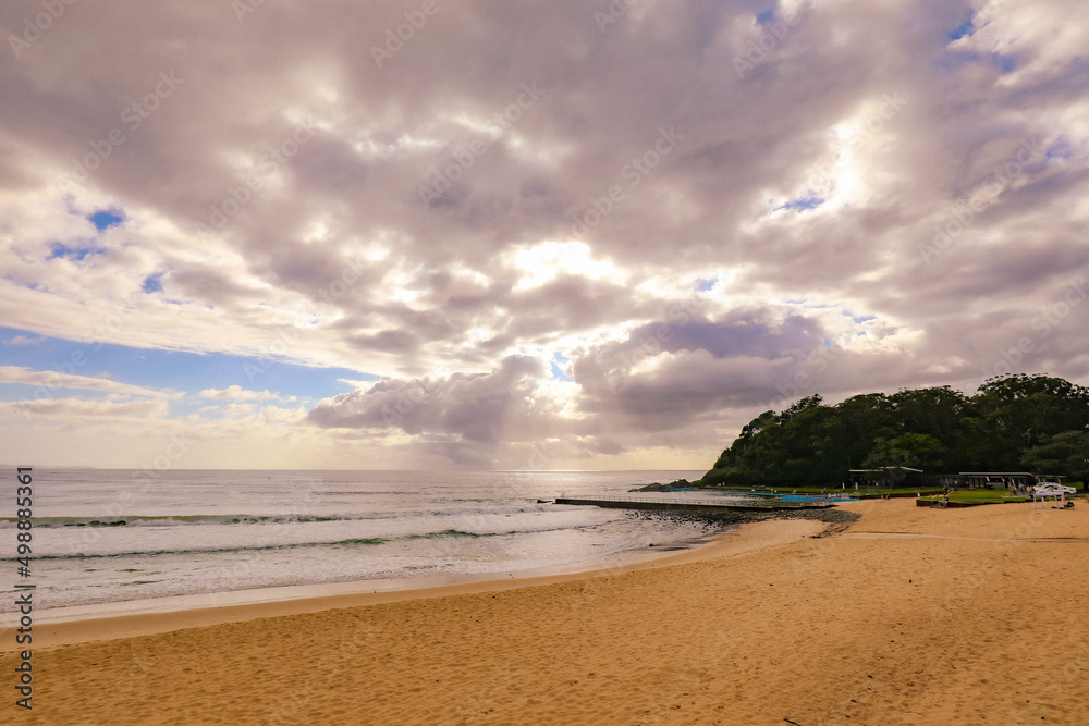 Early morning at Forster Beach, NSW