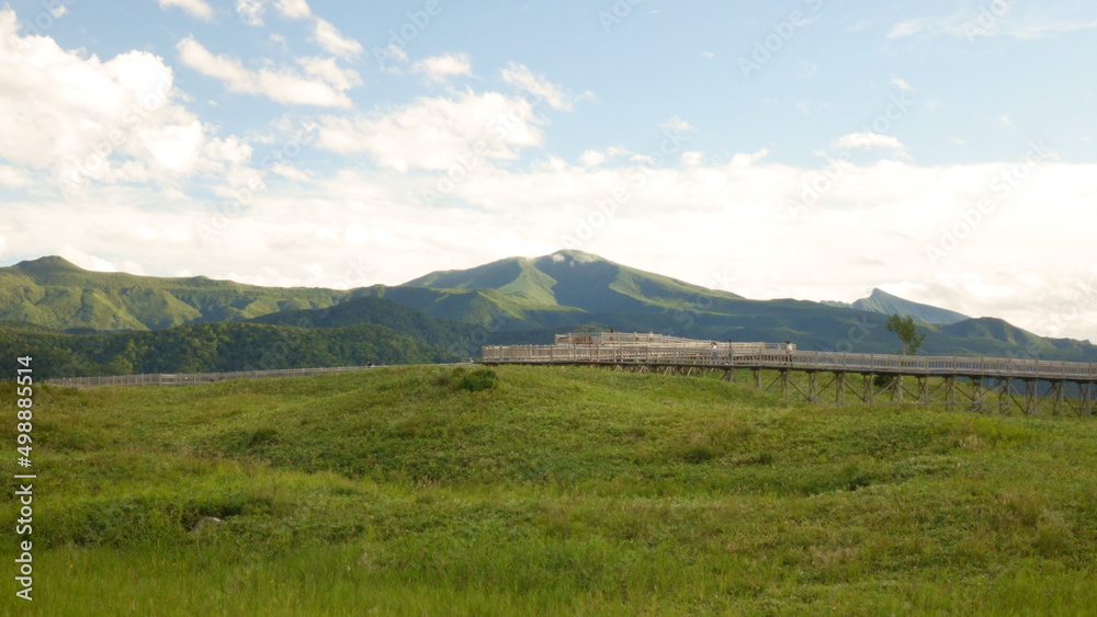 landscape with mountains and sky landscape with mountains and sky