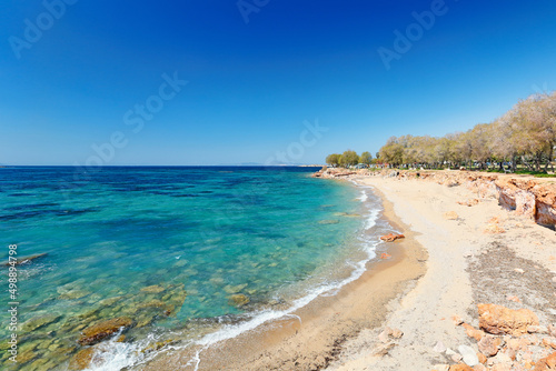 Beach of Voula near Athens, Greece