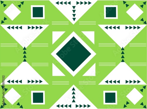 Colorful geometric abstract background in yellow-green color. Modern mesh flyer with geometric shapes, graphics. geometric grid banner bright presentation illustration.