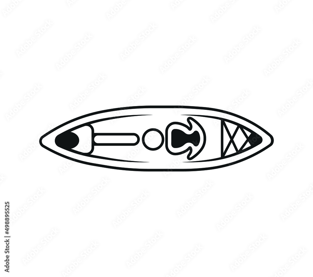 Kayak Vector Art, Black Colour Icon, And Free Vector File Download. Kayak Vector Art, Black Colour Icon, And Free Vector File Download.