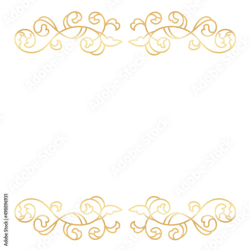 オーナメント 装飾 飾り シンプル ラインアート 背景なし