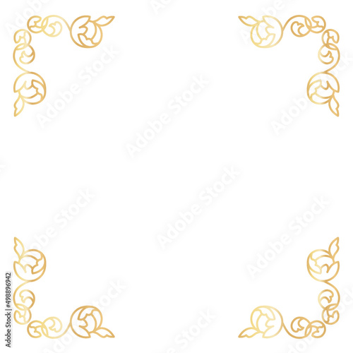 オーナメント 装飾 飾り シンプル ラインアート 背景なし