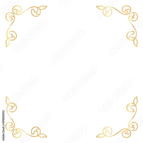 オーナメント 装飾 飾り シンプル ラインアート 背景なし