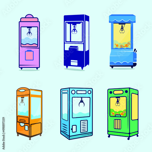 Crane Claw Machine Clip Art Vector And Illustration Designs
