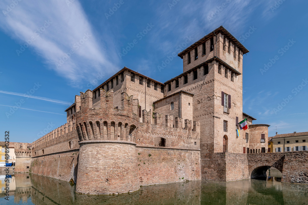 Rocca Sanvitale di Fontanellato, Parma, Italy, on a sunny day