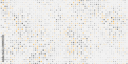 Abstract Colorful Spotted Pixels Pattern, Geometric Mosaic Texture - Generative Art, Vector Background