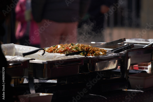 barbecue in the restaurant