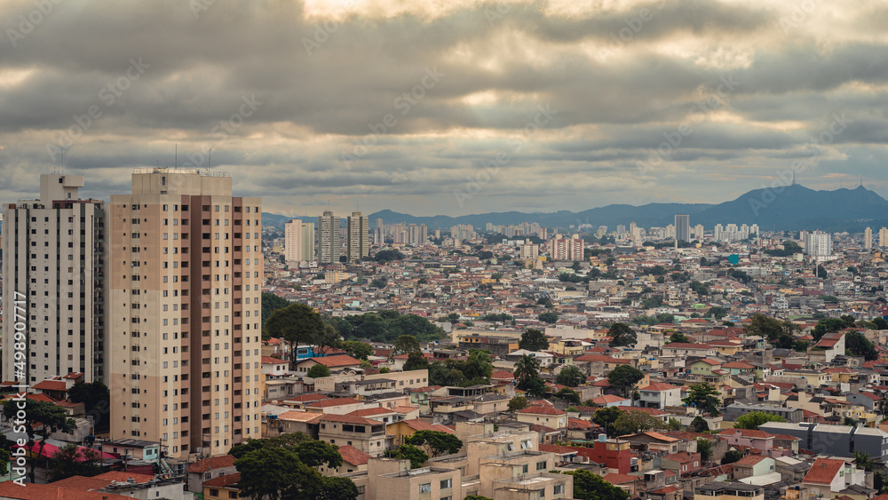 overview of the city of Sao Paulo Brazil.