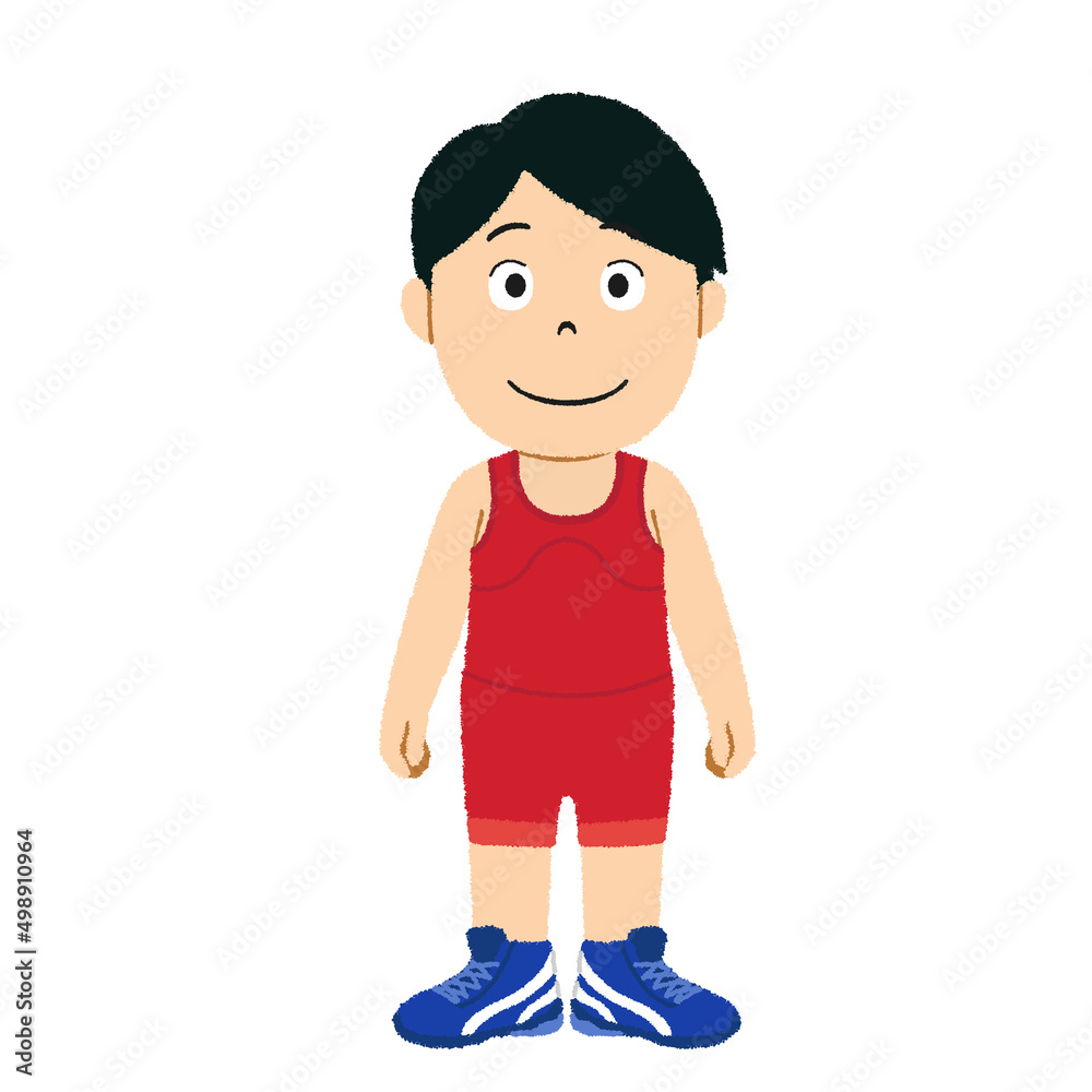 レスリング男子のイラスト レスリング男子のイラスト