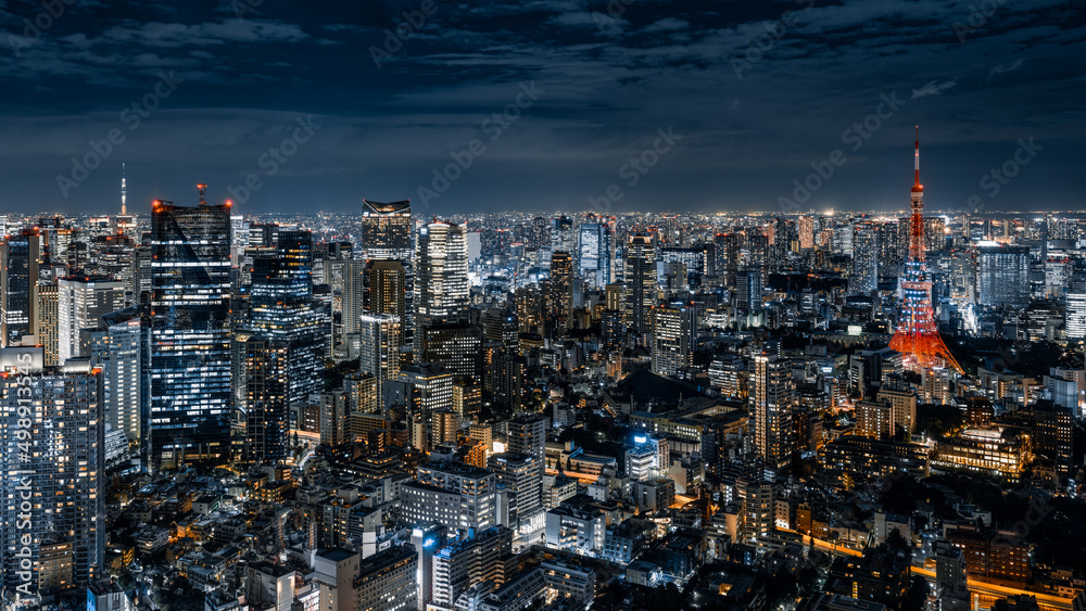Tokyo Skyline at night