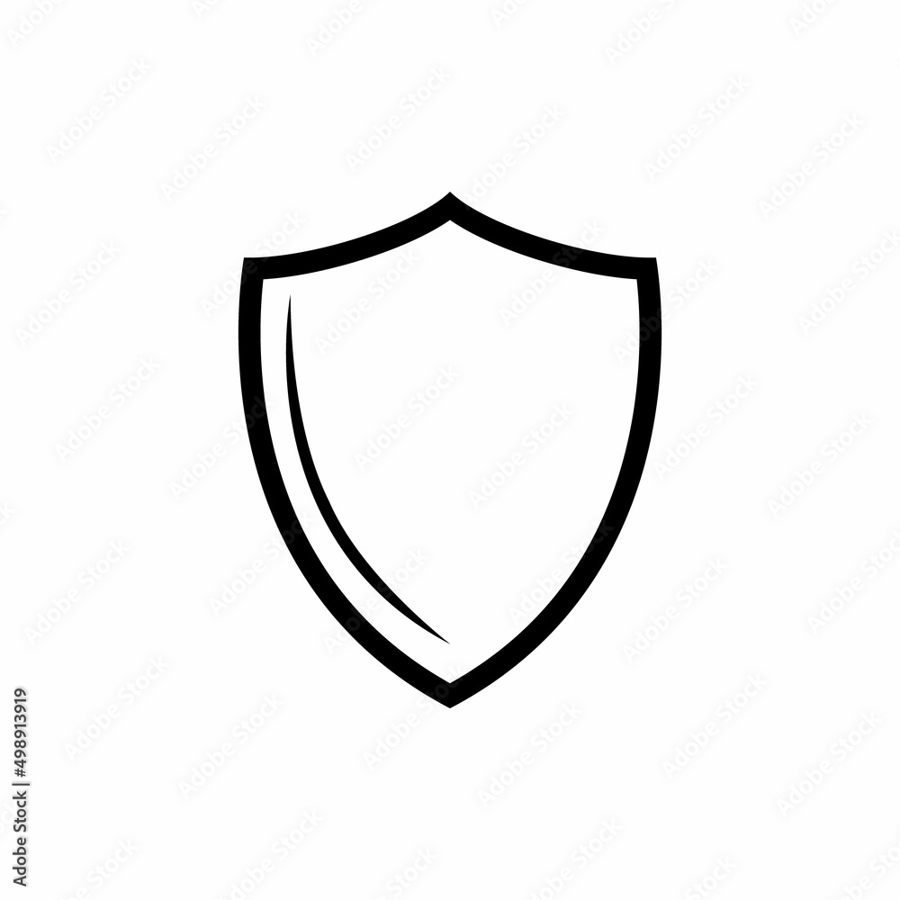 Protection, Shield Icon Vector Isolated on White Background Protection, Shield Icon Vector Isolated on White Background