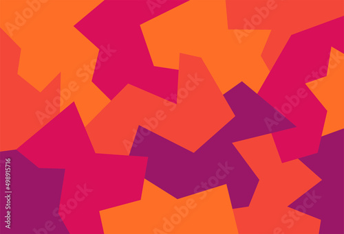 Minimalist background with colorful abstract geometric pattern. Abstract interior wallpaper