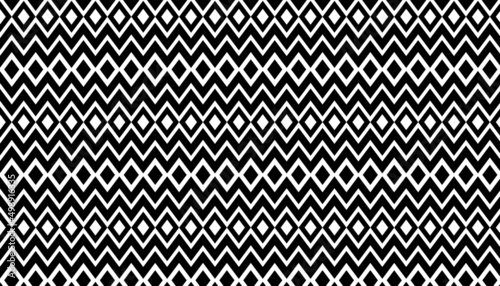 Abstract Aztec pattern. Tribal, zigzag, chevron, seamless patterns isolated on white background. Vector Illustration. 