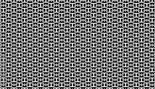 Abstract chain pattern background. Black and white wallpaper with chains. Image Illustration.