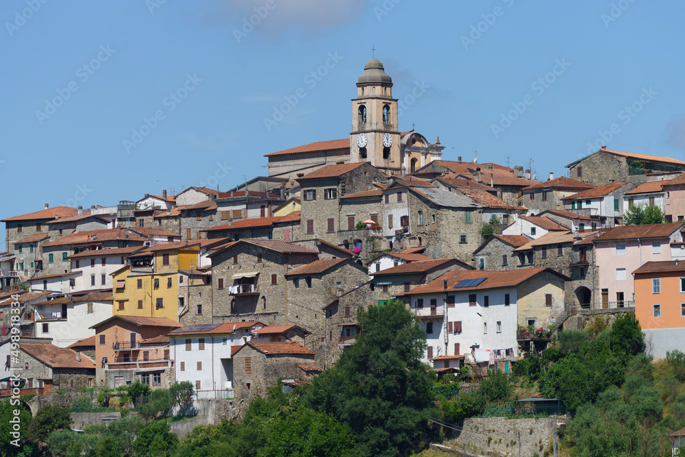 View of Gassano, old town in Lunigiana, Tuscany