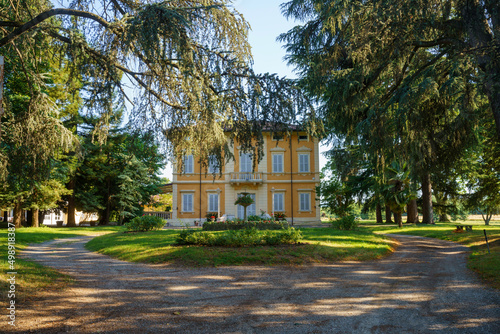 Historic villa at Collecchio, Parma province, Italy photo