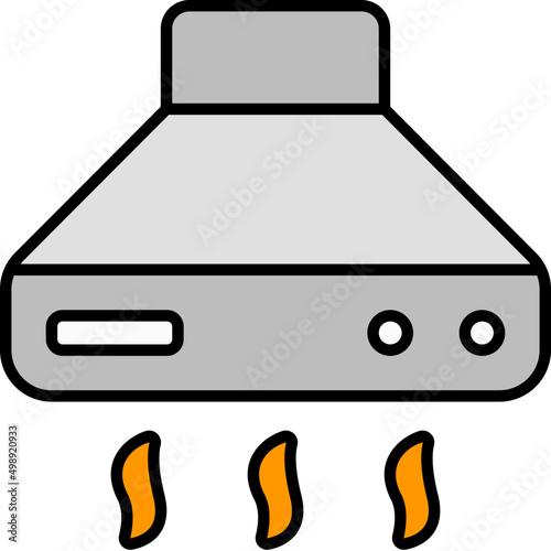 extractor outline color icon
