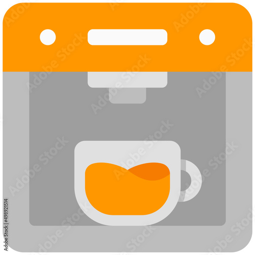 coffee machine flat icon