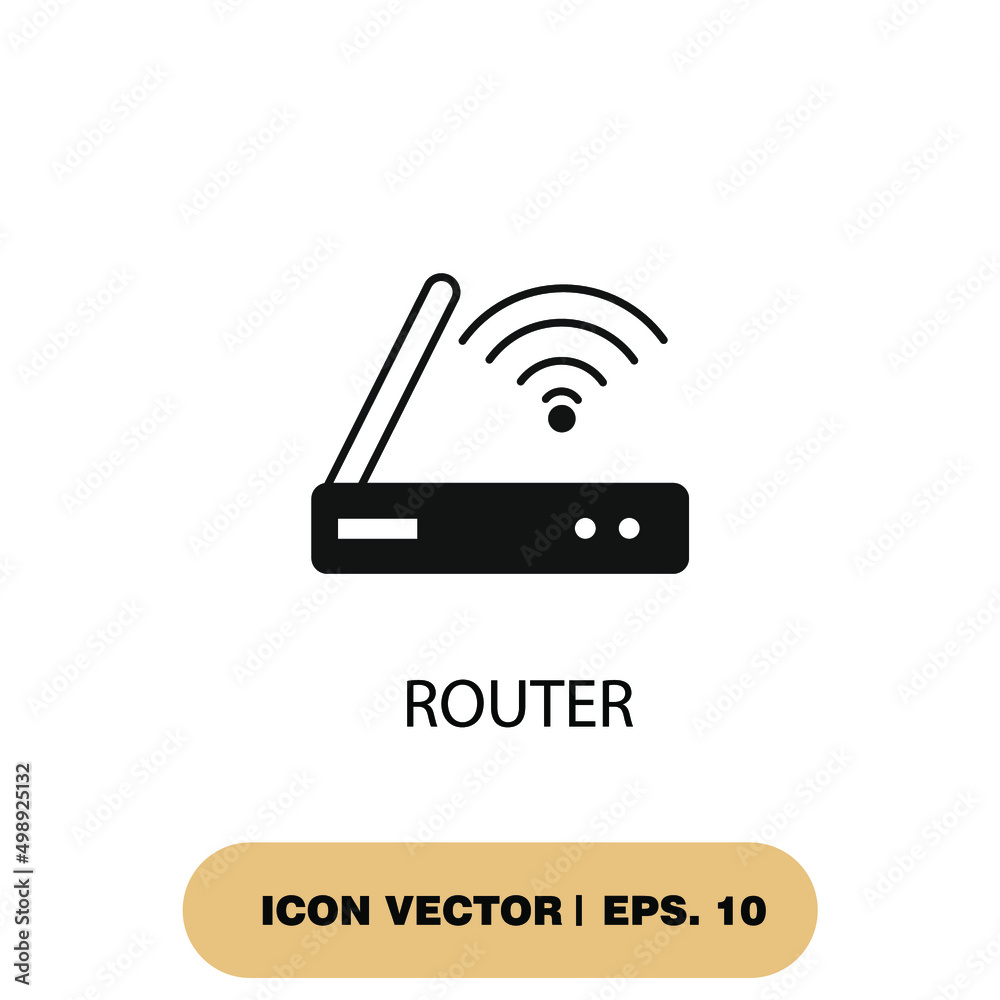 router icons  symbol vector elements for infographic web