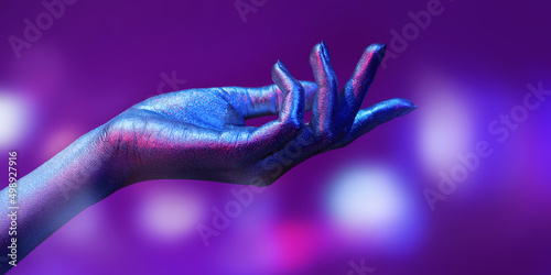 Obraz na plátně female tender hand