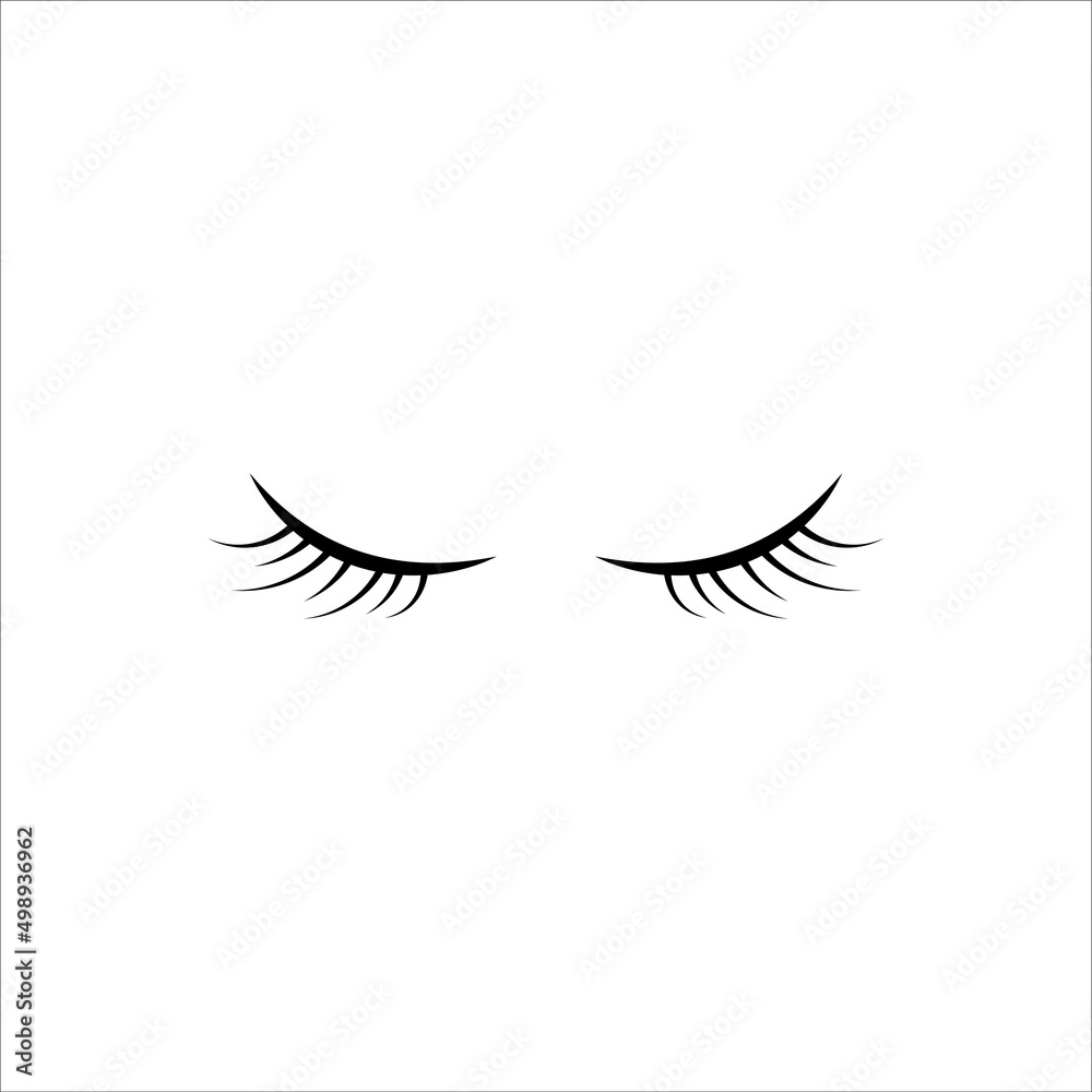 eyelashes icon vector illustration symbol eyelashes icon vector illustration symbol
