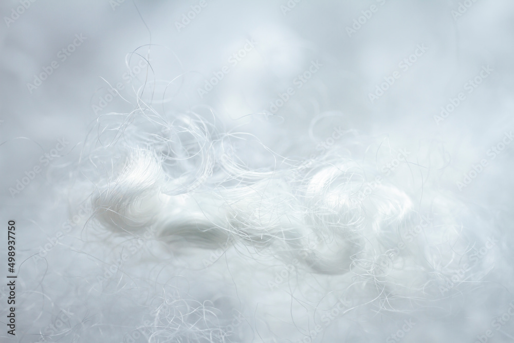 Extreme macro of polyester stable fiber Extreme macro of polyester stable fiber