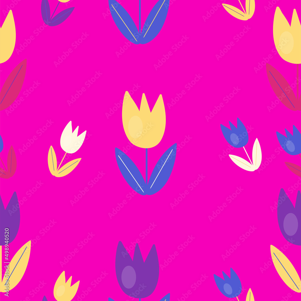 Floral vector seamless pattern with abstract elements in doodle style. Perfect background for trendy fabric, fashion textiles, wrapping paper, home textiles. Floral vector seamless pattern with abstract elements in doodle style. Perfect background for trendy fabric, fashion textiles, wrapping paper, home textiles.
