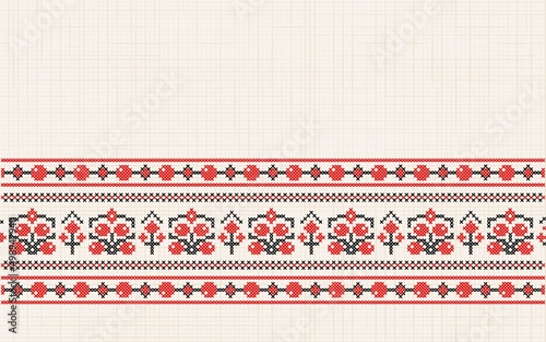 Ukrainian ornament. Sample.