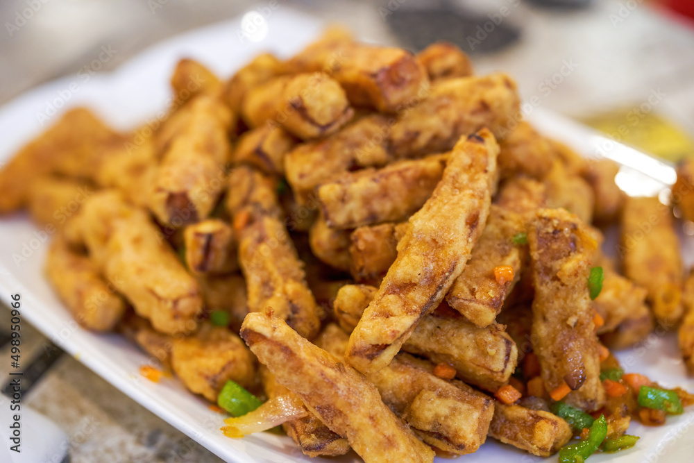 A Delicious Golden Sands Salted Egg Yolk Fried Taro Noodles A Delicious Golden Sands Salted Egg Yolk Fried Taro Noodles