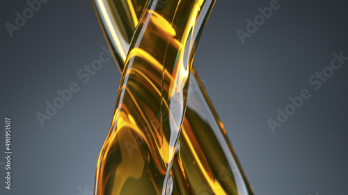 Freeze Motion Shot of Flowi...