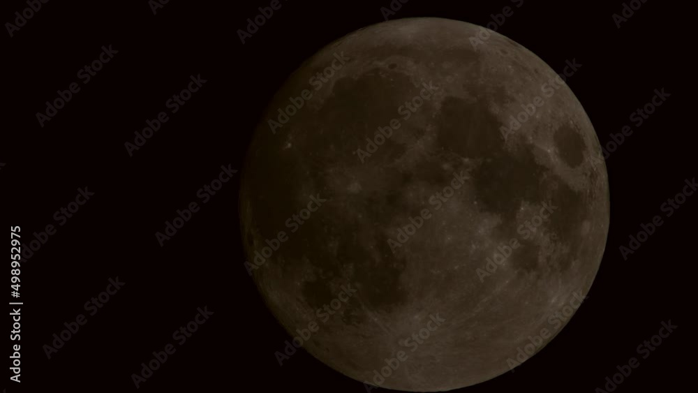 The full moon in close up. 4K The full moon in close up. 4K