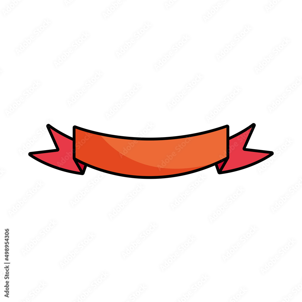 orange ribbon icon orange ribbon icon