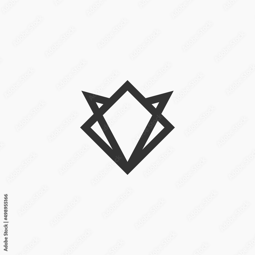 fox logo or wolf logo fox logo or wolf logo