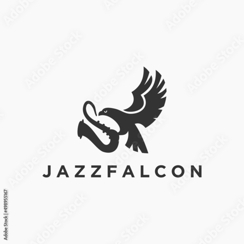 eagle music logo or animal logo