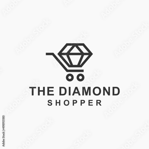 diamond shop logo or jewelry logo