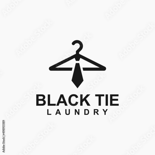 tie laundry logo or work logo