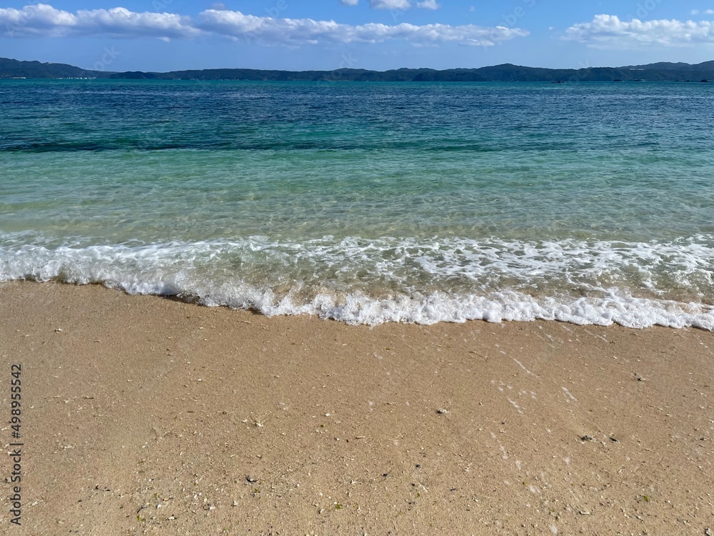 beach and sea