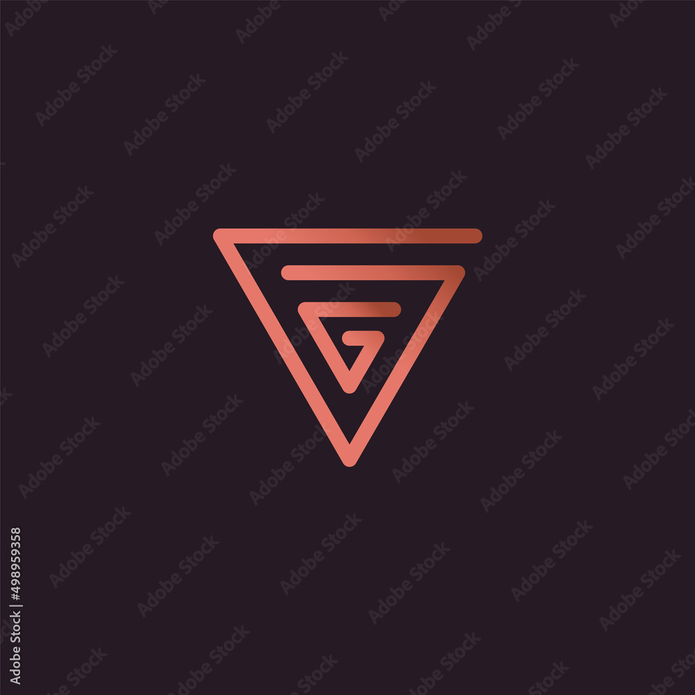 GG monogram template. GG monogram template.