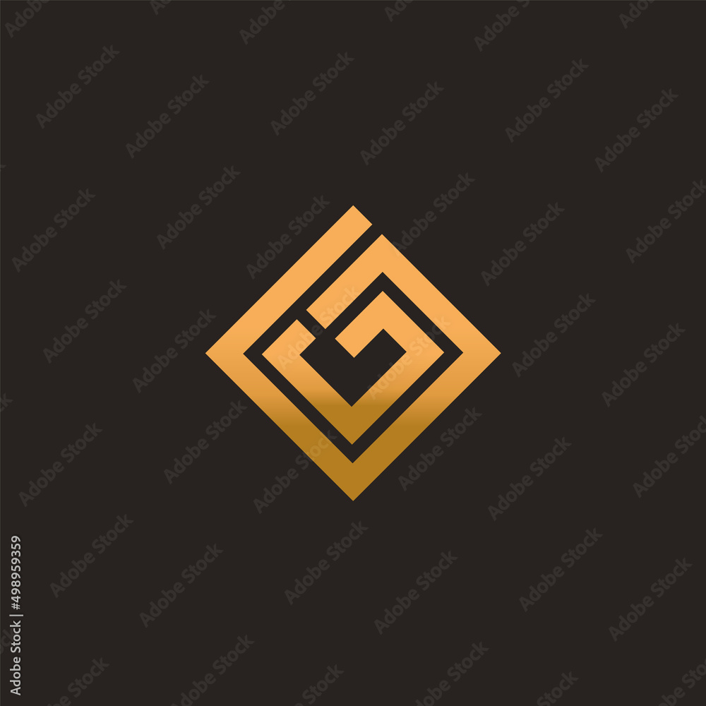GG monogram template. GG monogram template.